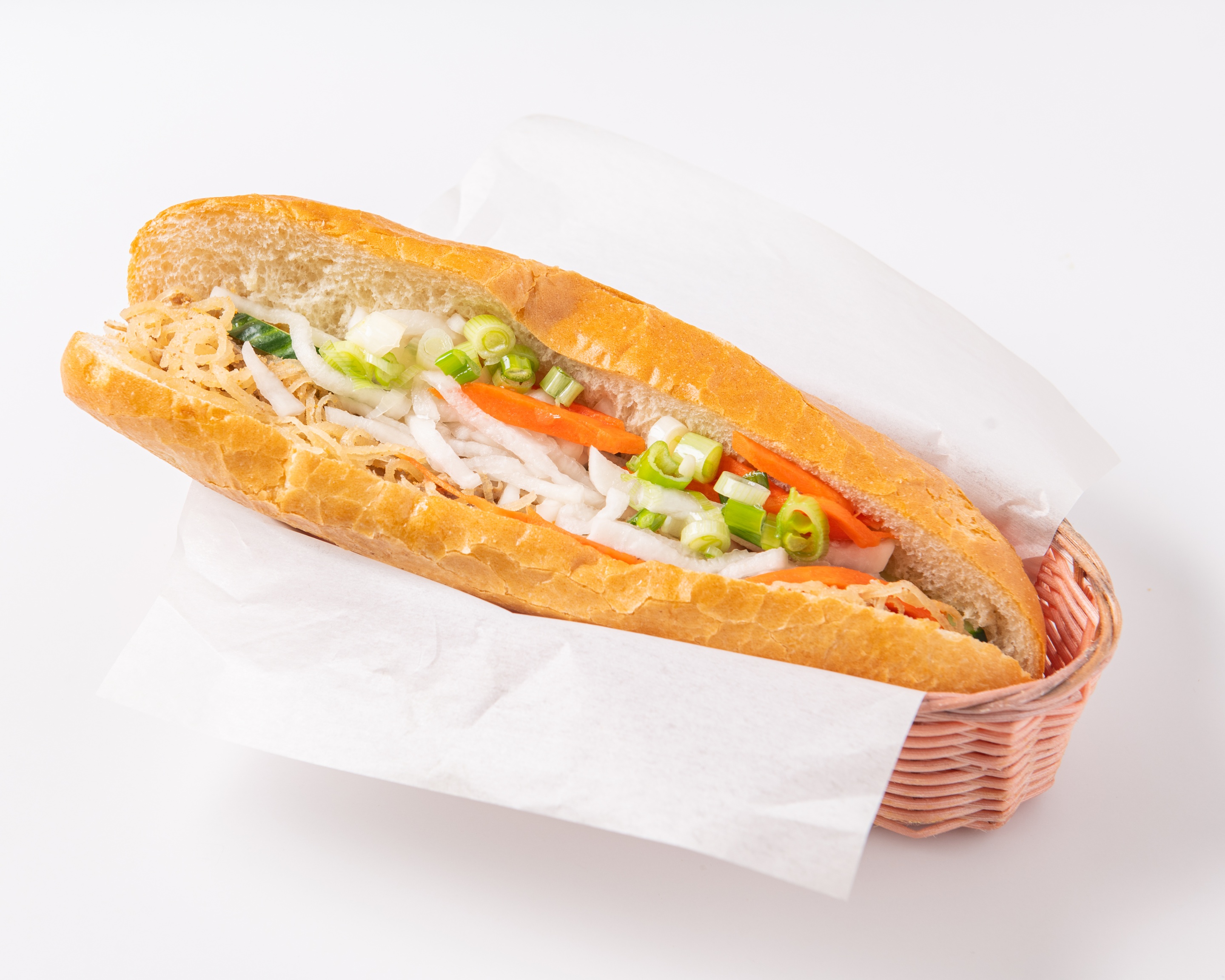 Bánh Mì Bì (Banh Mi Bi) - Vietnamese shredded pork skin sub